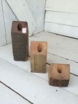 ind. houten kaarshouders